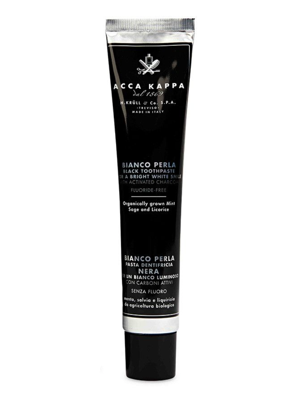 ACCA KAPPA - Naturální zubní pasta černá - 100 ml